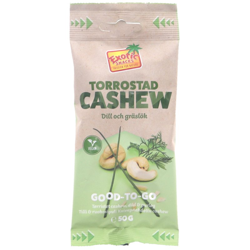 Cashewnötter Torrostade Dill & Gräslök - 25% rabatt