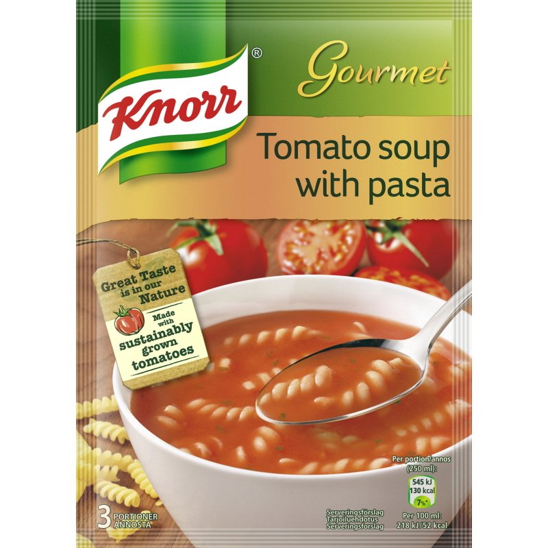 Tomatsoppa med pasta - 20% rabatt