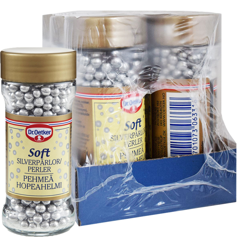 Hel Låda Silverpärlor 6 x 42g - 84% rabatt