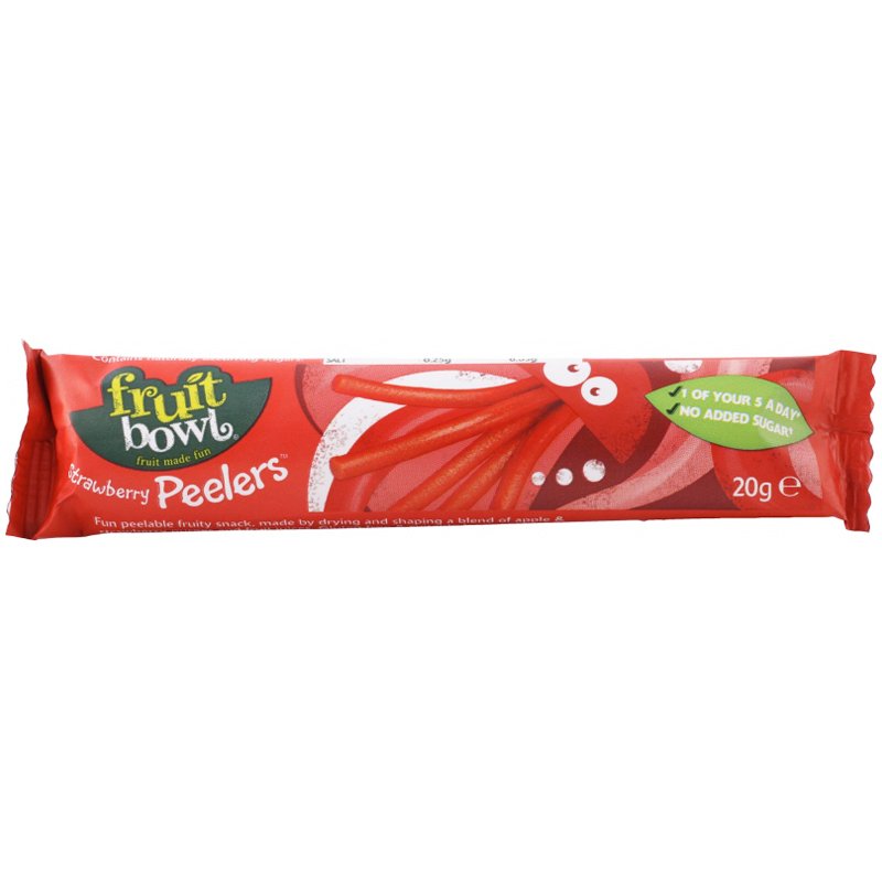 Fruktsnack "Strawberry Peelers" 20g - 44% rabatt