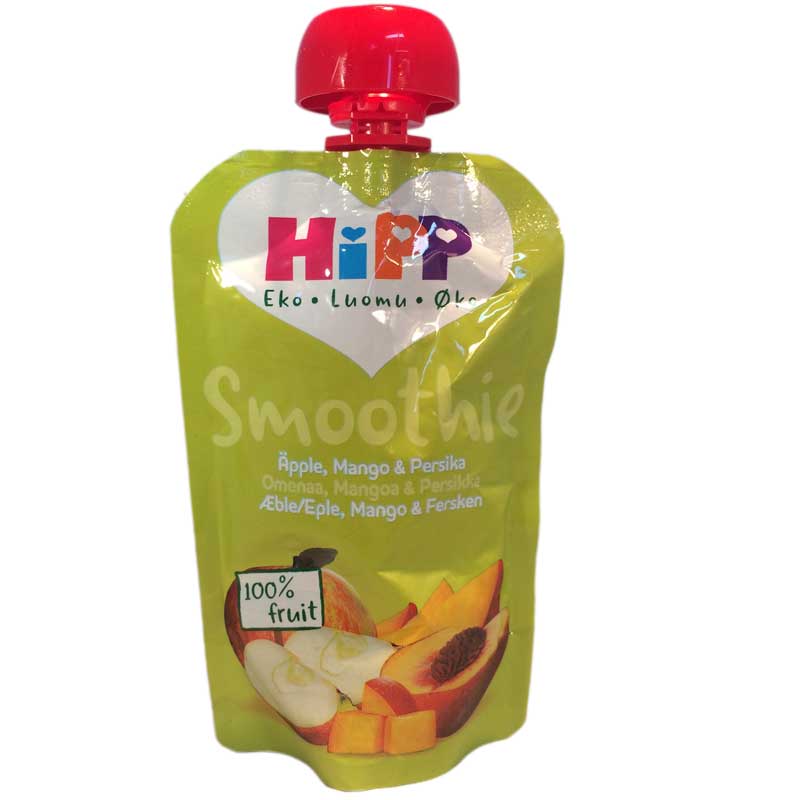 Hipp Smoothie Äpple, Mango, Persika - 33% rabatt