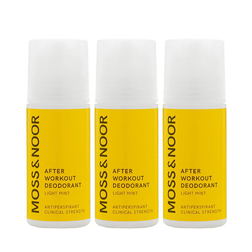 After Workout Deodorant Light Mint, 3-pack