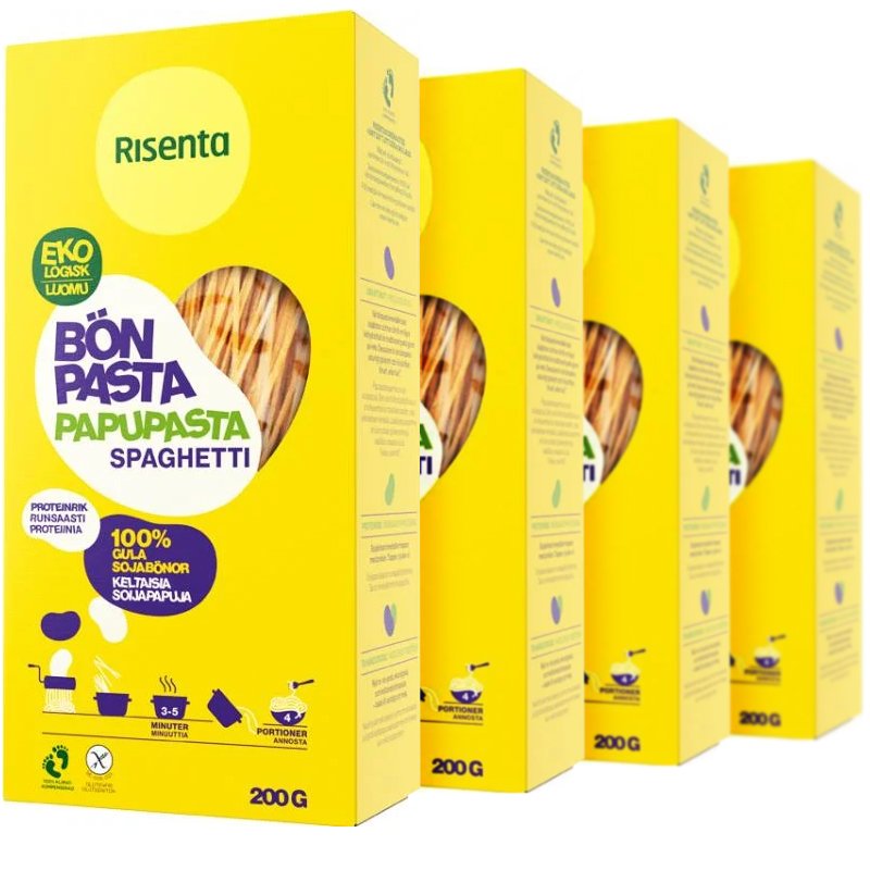 Eko Bönpasta Spaghetti 4-pack - 29% rabatt