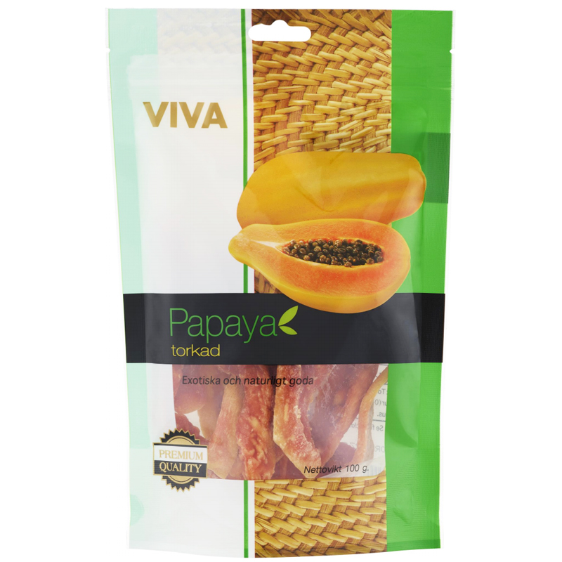 Papaya Torkad 100g - 40% rabatt