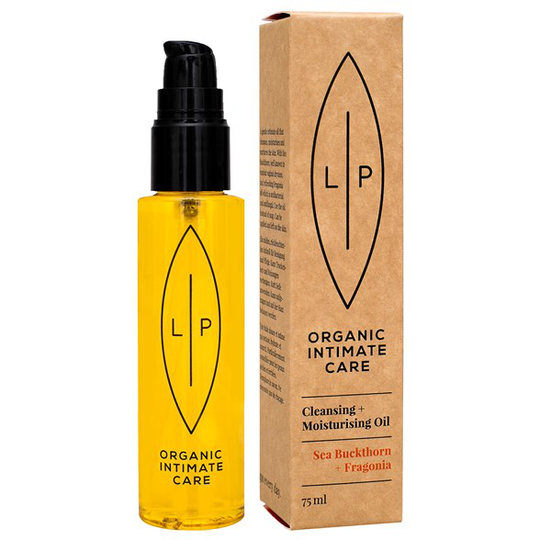 Lip Intimate Care Cleansing + Moisturising Oil - Sea Buckthorn & Fragonia, 75 ml