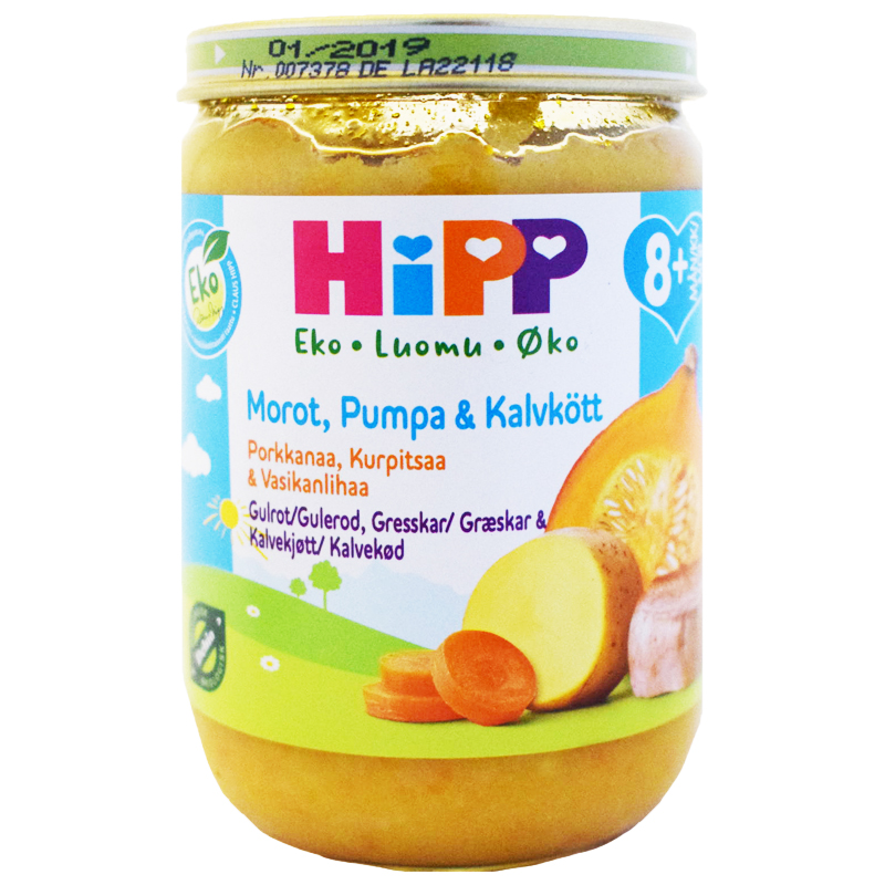 Eko Barnmat Morot, Pumpa & Kalvkött 190g - 33% rabatt