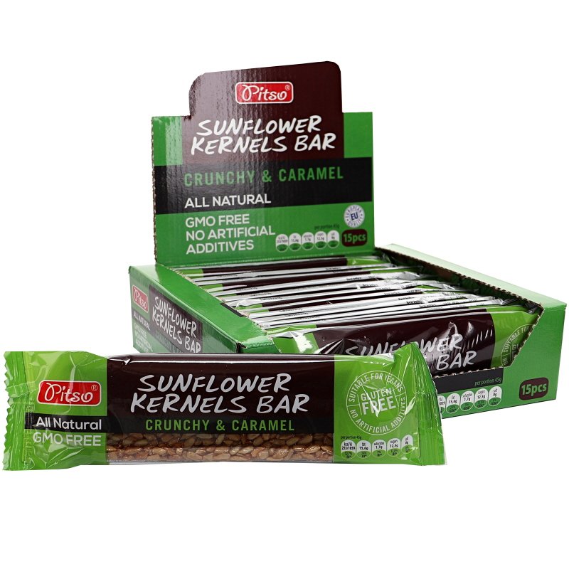 Crunchy Bar Solrosfrö 15-pack - 42% rabatt