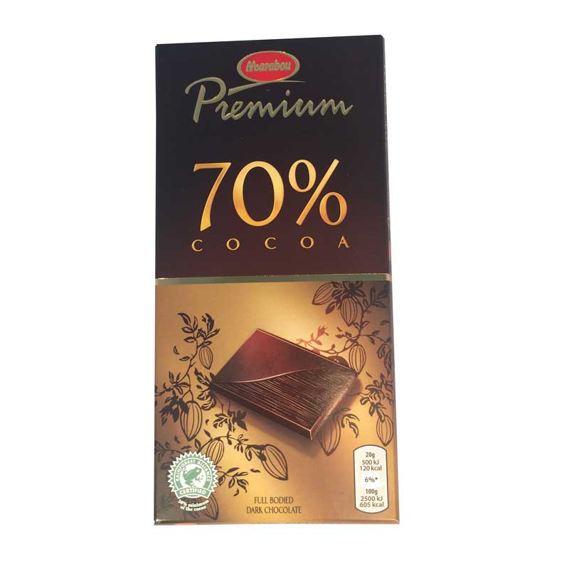 Marabou premium 70% cocoa - 50% rabatt