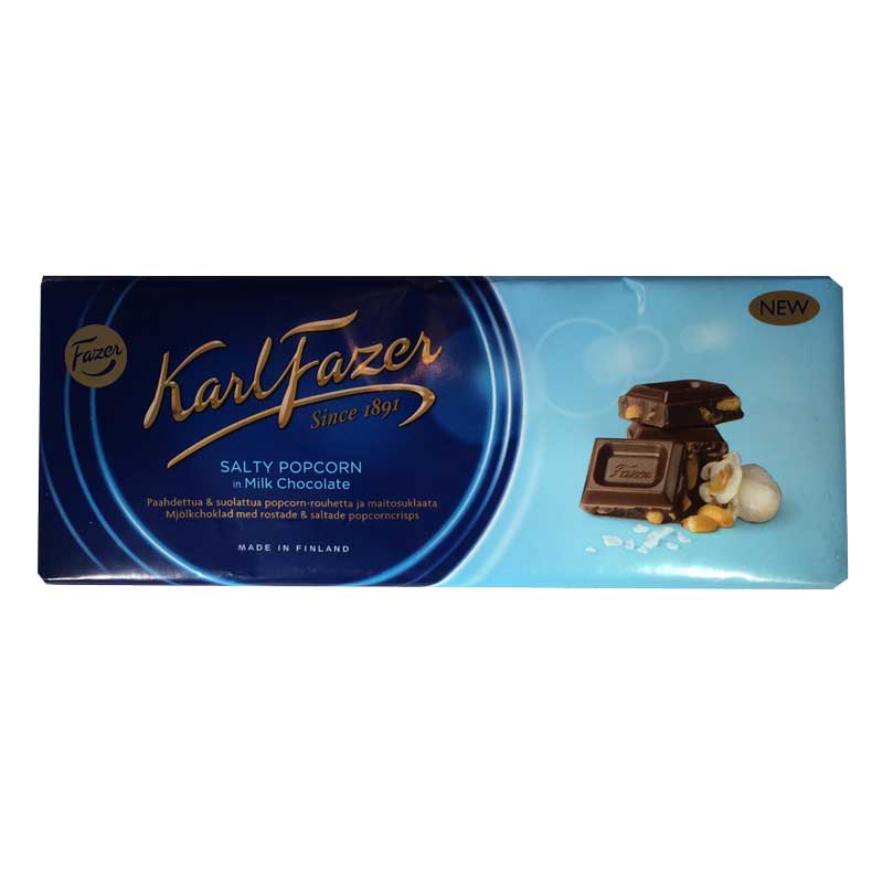 Mjölkchoklad med salta popcorn - 34% rabatt