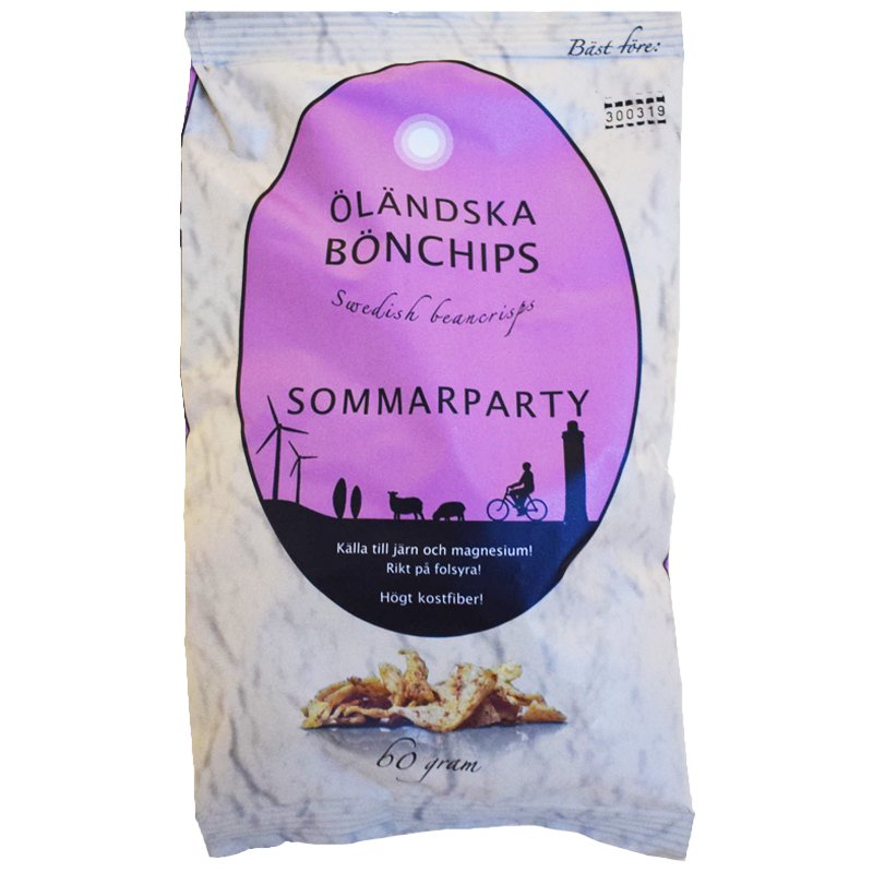 Bönchips Sommarparty 60g - 50% rabatt