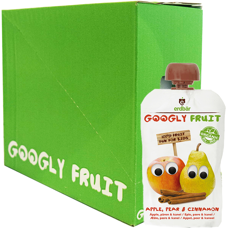 Hel Låda Äpple, Päron & Kanel 6 x 100g - 84% rabatt