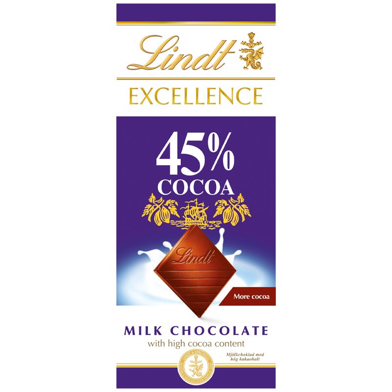 Mjölkchoklad 45% - 42% rabatt