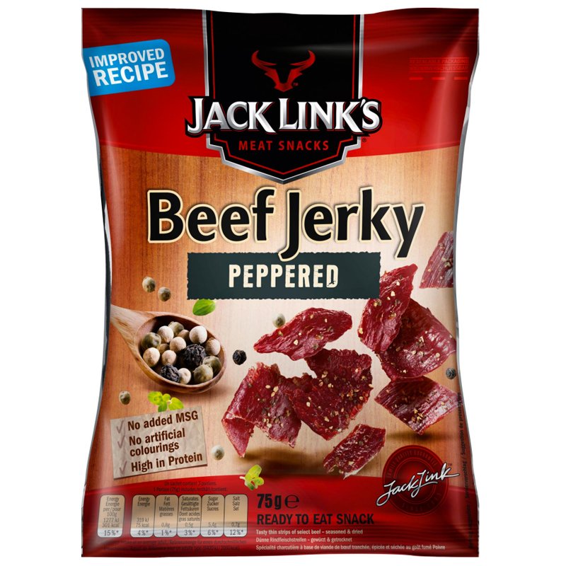 Torkat Kött Peppar 75g - 34% rabatt