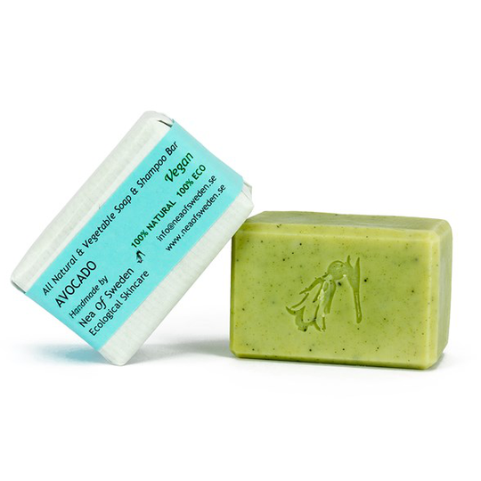 Nea of Sweden All Natural & Vegetable Soap & Shampoo Bar, 110 g