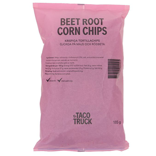 El Taco Truck Majschips Rödbeta