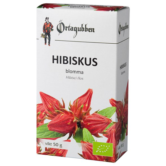 Örtagubben Hibiskusblommor, 50 g