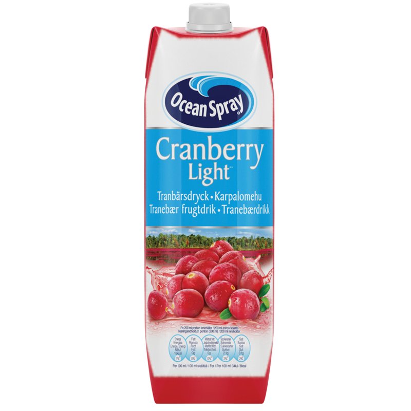 Tranbärsdryck Light - 27% rabatt