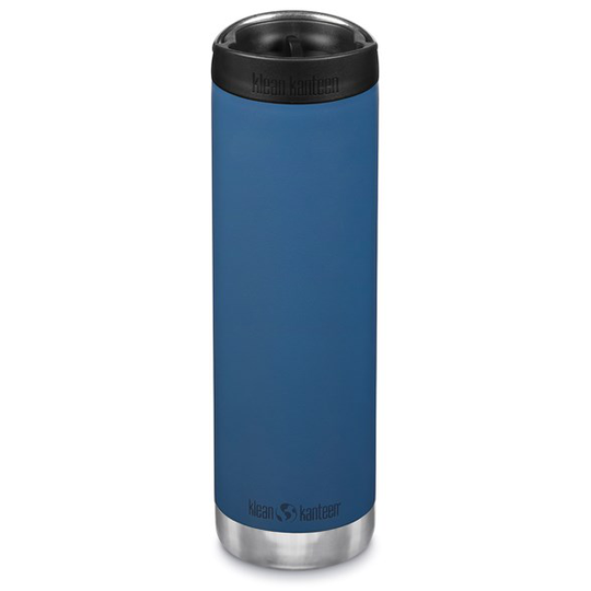 Klean Kanteen TKWide Isolerad Flaska med Cafékork - Real Teal 592 ml