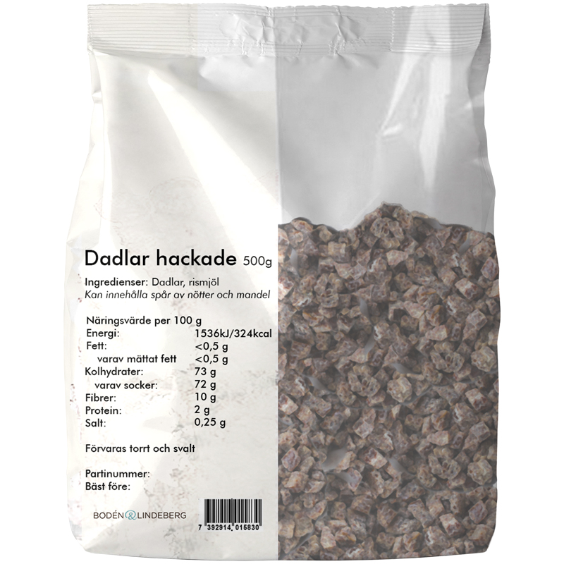 Hackade dadlar - 54% rabatt