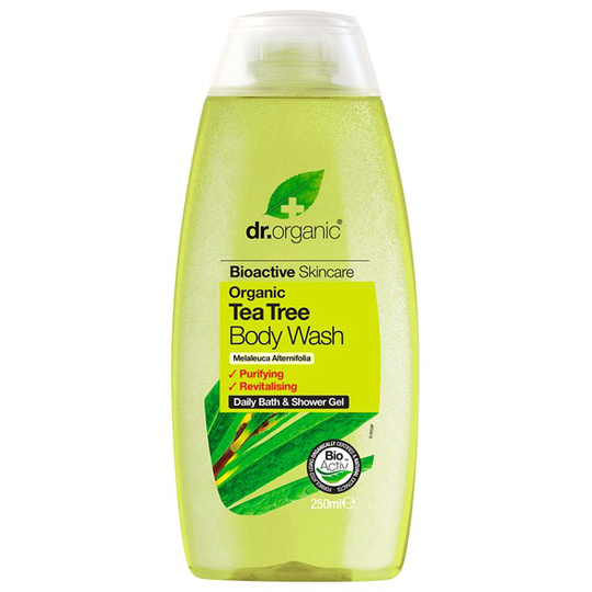 Dr. Organic Tea Tree Body Wash, 250 ml