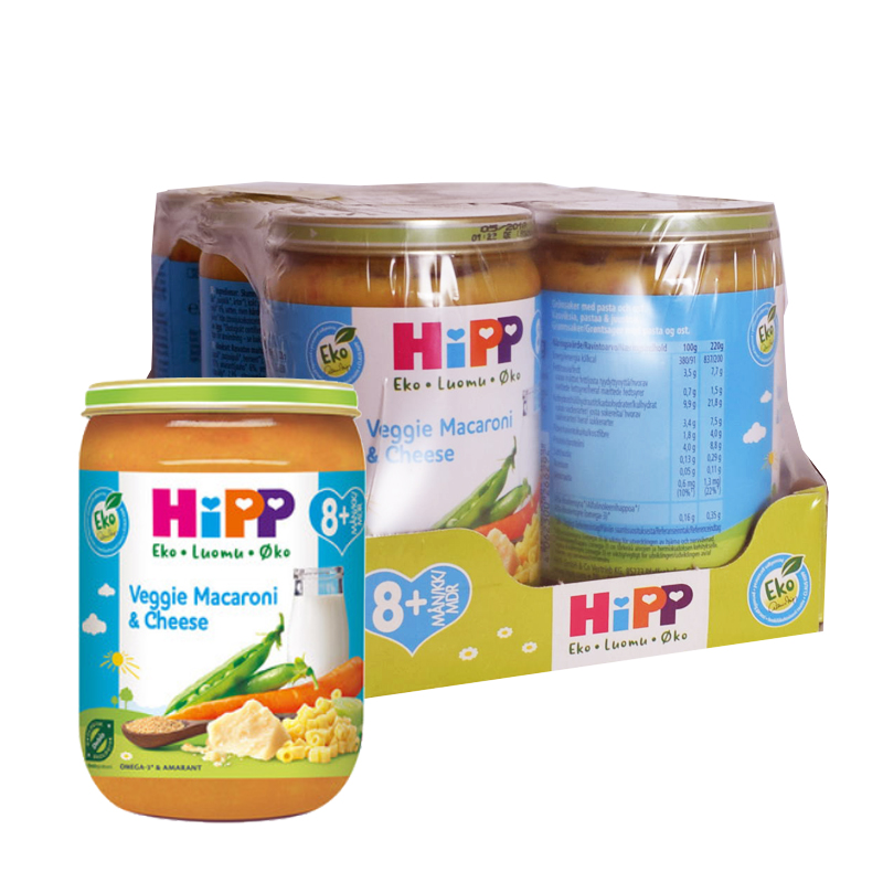 Hel Låda Barnmat Veggie Macaroni & Cheese 6 x 220g - 40% rabatt