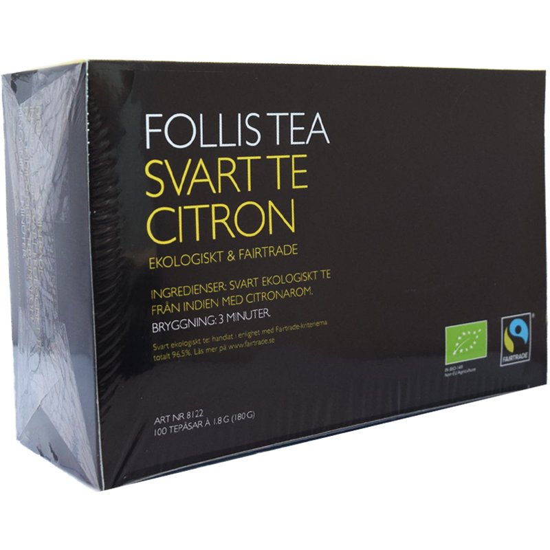 Svart Te Citron 100-pack - 74% rabatt