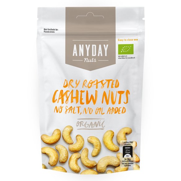 Eko Cashewnötter Rostade 120g - 51% rabatt