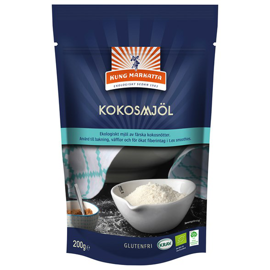 Kung Markatta Kokosmjöl, 200 g