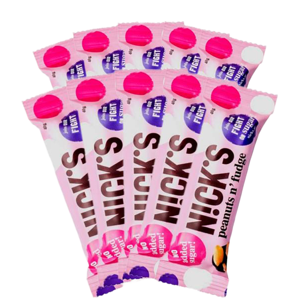 Jordnötsbar Fudge 10-pack - 46% rabatt