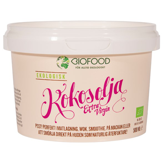 Biofood Ekologisk Kokosolja Extra Virgin 500 ml