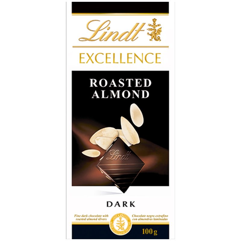 Mörk Choklad "Roasted Almond" 100g - 40% rabatt