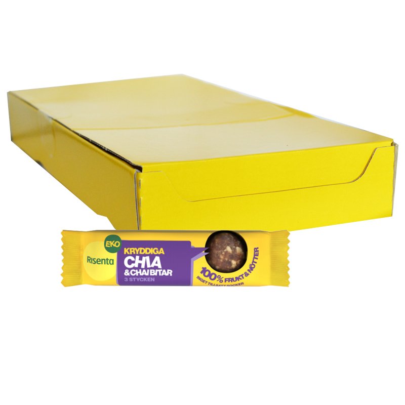 Eko Hel Låda Chia & Chaibitar 16 x 30g - 80% rabatt