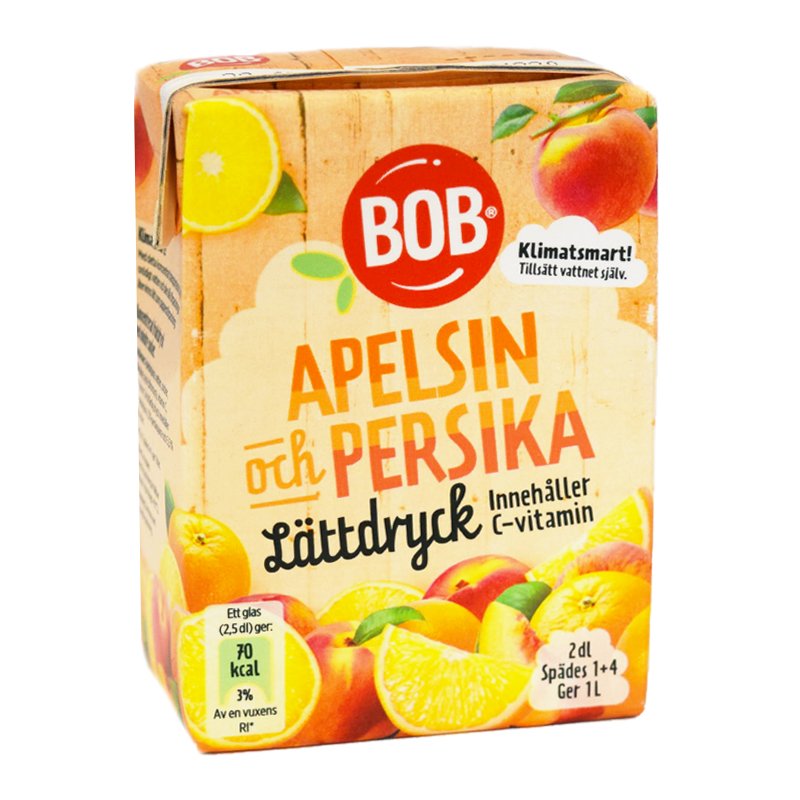 Lättdryck Apelsin & Persika - 15% rabatt
