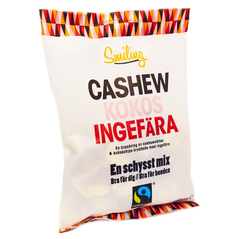 Nötmix Cashew, Kokos & Ingefära 115g - 14% rabatt
