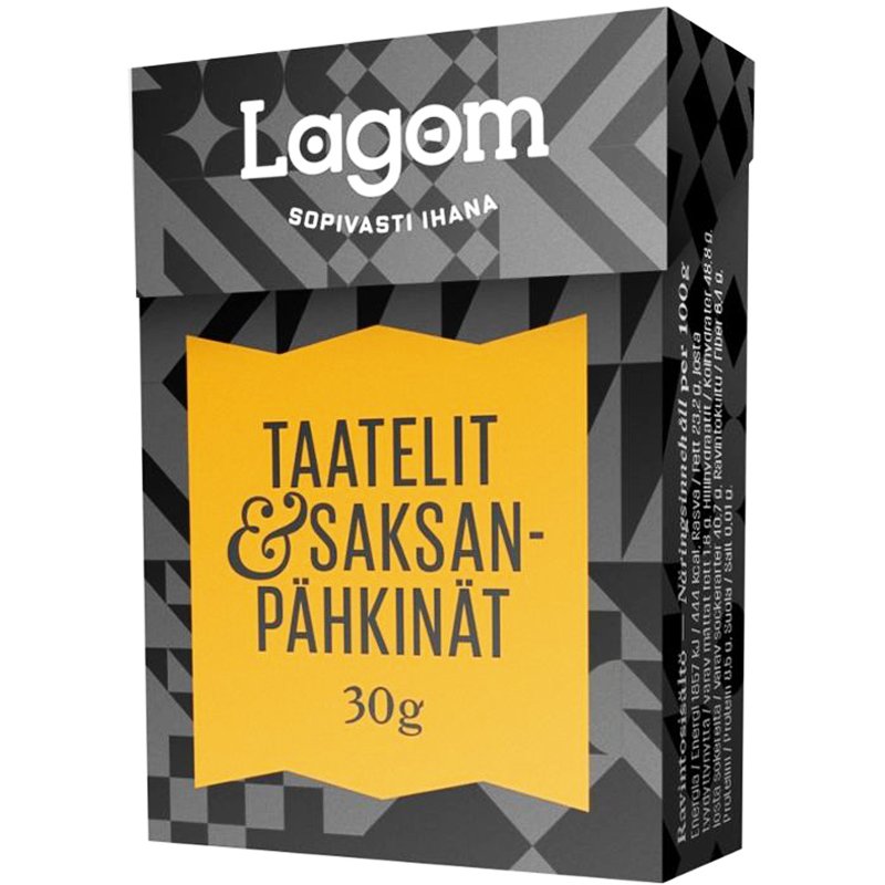 Dadlar & Valnötter 30g - 9% rabatt
