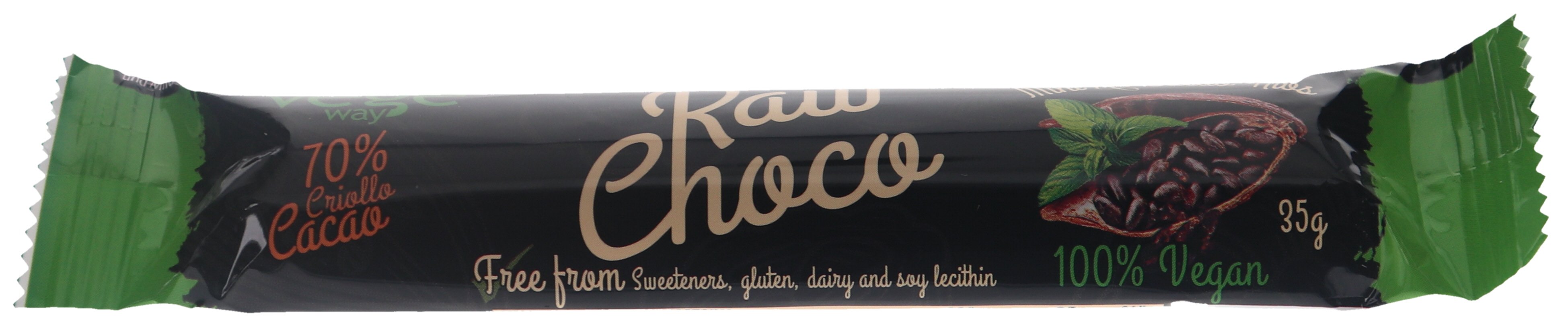 Råchokladbar Mint - 31% rabatt