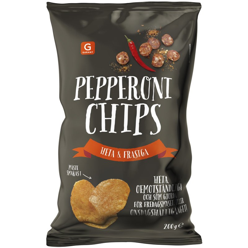 Chips Pepperoni 200g - 72% rabatt