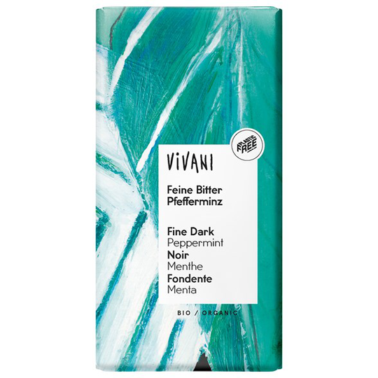 Vivani Ekologisk Mörk Choklad med Mint, 100 g