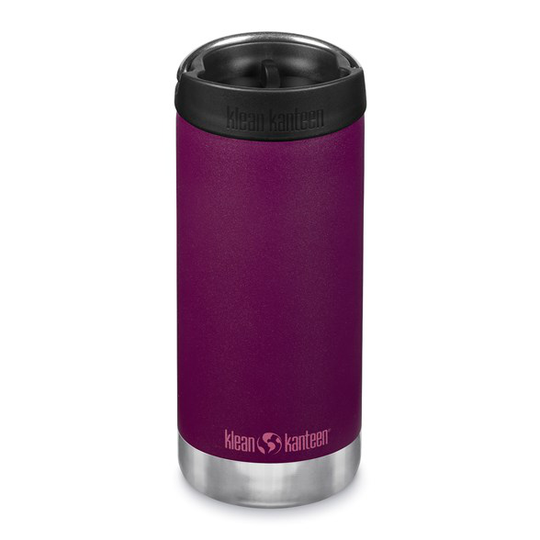 Klean Kanteen TKWide Isolerad Flaska med Cafékork - Purple Potion 355 ml
