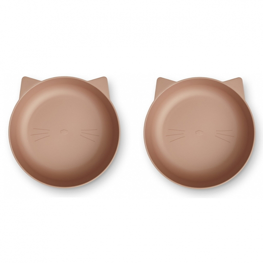 Liewood Solina Skål 2-pack Cat Pale Tuscany