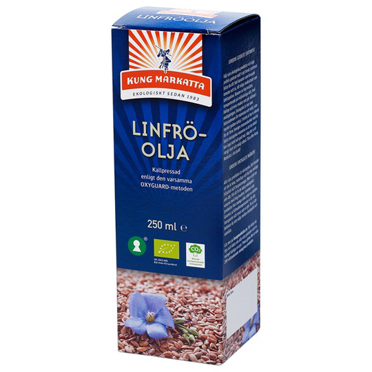 Kung Markatta Ekologisk Linfröolja Kallpressad, 250 ml