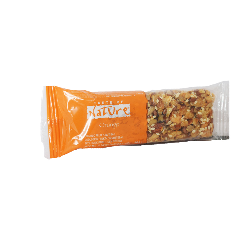 Frukt- & Nötbar Apelsin 40g - 25% rabatt