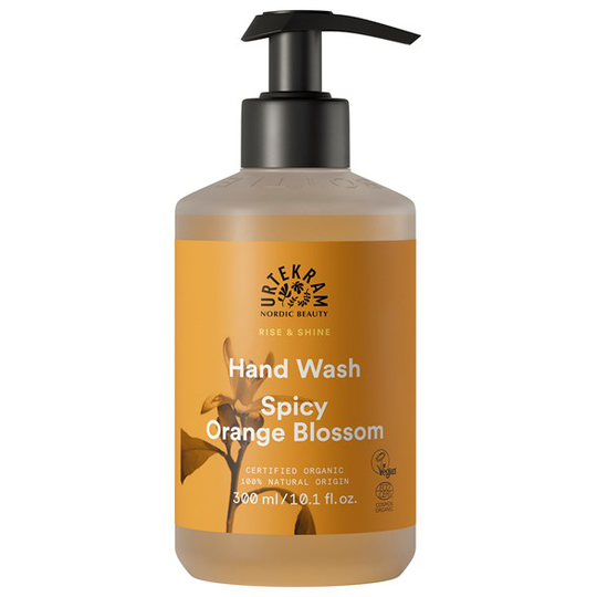 Urtekram Nordic Beauty Rise & Shine Hand Wash - Spicy Orange Blossom, 300 ml