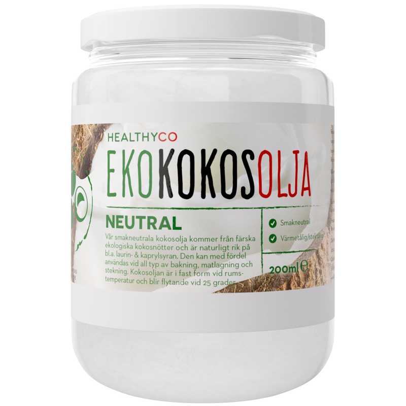 Kokosolja Neutral Eko 200ml - 32% rabatt