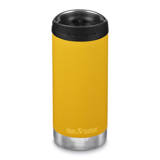 Klean Kanteen TKWide Isolerad Flaska med Cafékork - Marigold 355 ml