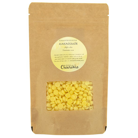 Crearome Ekologiskt Kakaosmör Chips, 100 g