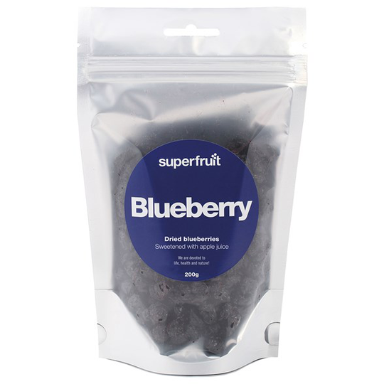 Superfruit Torkade Blåbär, 200 g