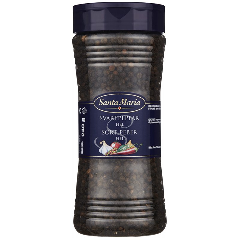 Svartpeppar Hel XL 240g - 58% rabatt