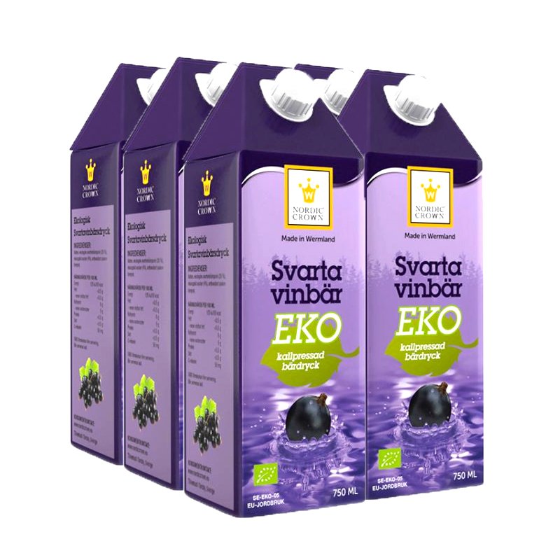 Eko Svartvinbärsdryck 6-pack - 54% rabatt