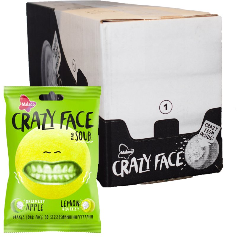 Crazy Face Sour 14-pack - 81% rabatt